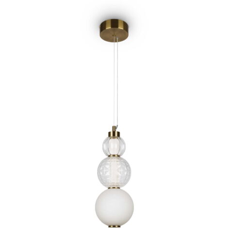 Maytoni Collar Plafonnier LED Moderne Intégré Or 3000K