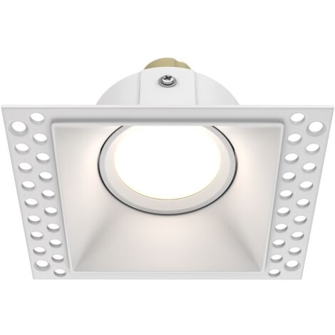 Maytoni DOT faretto incasso soffitto quadrato bianco GU10