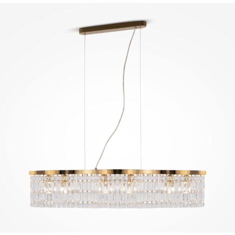 Maytoni Dune Plafonnier suspendu moderne à 6 lumières doré E14