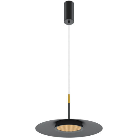 Maytoni El Lampadario a sospensione moderno a cupola nero 3000K 500lm