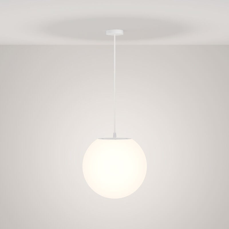 Image of Maytoni - Lampada a Soffitto Moderna Per Esterno Plastica Bianco 1 Luce E27 30W Ip54 - Bianco