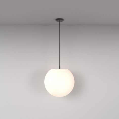 Maytoni Erda Plafonnier extérieur globe noir E27 IP54