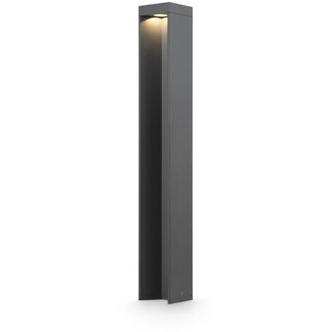 Maytoni Essen Paletto da esterno Grigio, 65cm 4000K IP54