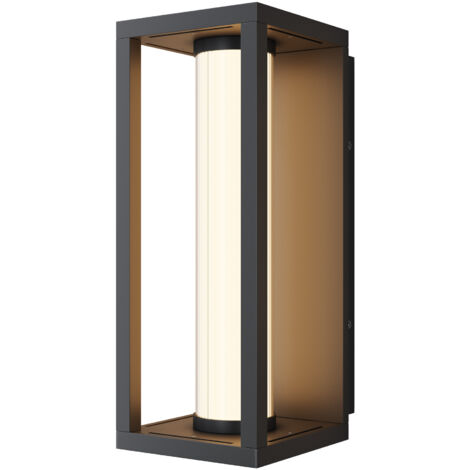 Maytoni Expo Lanterna da parete per esterni nera 3000K 650lm IP54