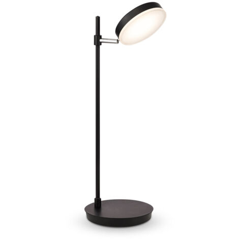 Maytoni Fad Lampada da tavolo moderna a LED nera integrata Fad