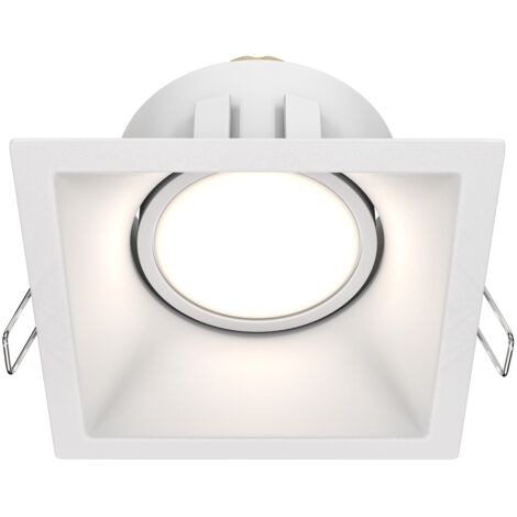 Maytoni faretto incasso DOT quadrato bianco GU10 DL029-2-01W