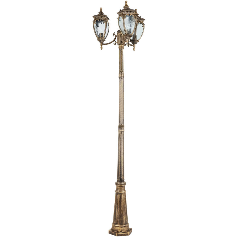 Maytoni Fleur Outdoor Lamp Posts Black with Gold, IP44
