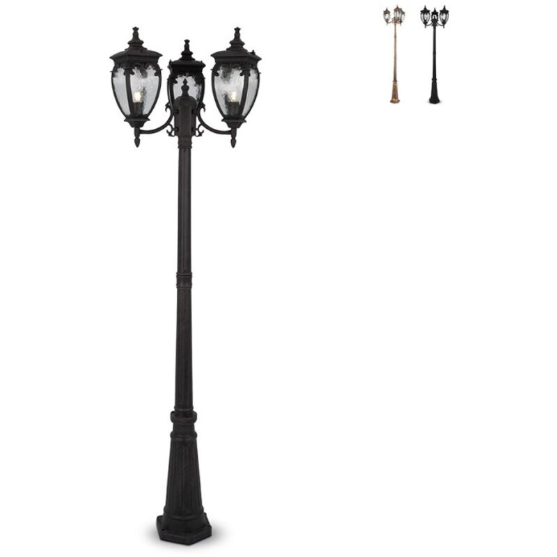 Maytoni Fleur Pali Per Lampade Da Esterno Neri Con Oro, Ip44