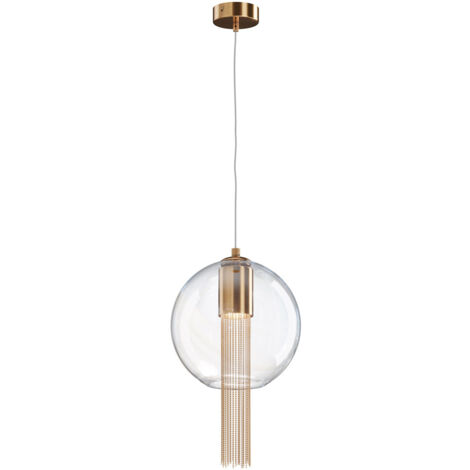Maytoni Flusso II Moderna Plafoniera a Sospensione Sottile Bronzo GU10