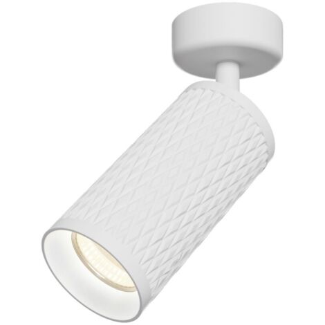 Maytoni Focus Design Plafoniera 1 luce bianca GU10 alluminio