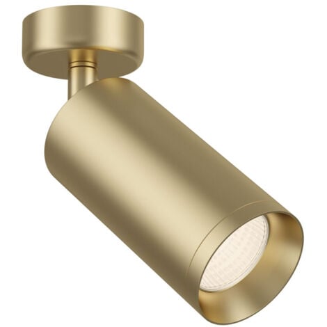 Maytoni Focus Focus Tecnico Lampada da Soffitto Spotlight Oro Opaco