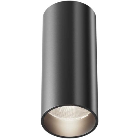 Maytoni Focus Led Spot encastrable en saillie à intensité variable noir 4 000 K 900 lm