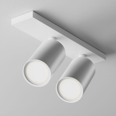 Maytoni Focus S Plafonnier double spot blanc 2xGU10