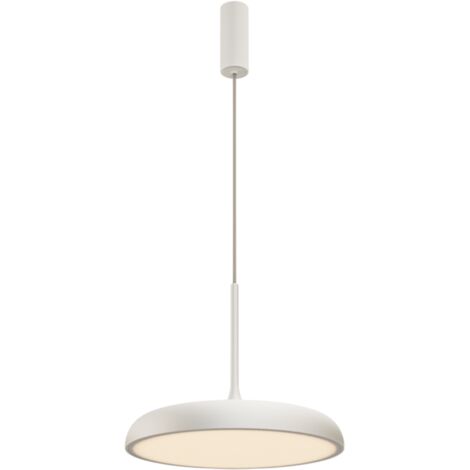 Maytoni Gerhard Lampadario moderno a sospensione a cupola da 40 cm, bianco 3000K 1400lm