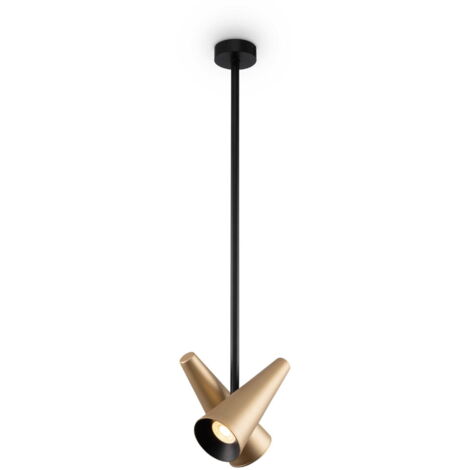 Maytoni Giro Plafonnier moderne à 2 lumières en laiton GU10