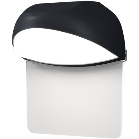 Maytoni Gloss Lampada da parete per esterni Grafite 3000K 500lm IP65