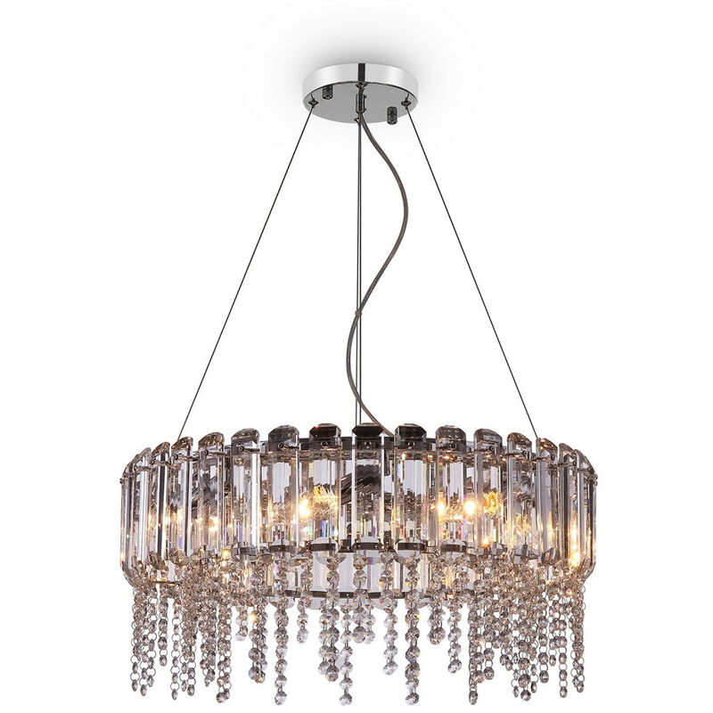 Hail Neoclassic Pendant Ceiling Light Chrome - Maytoni