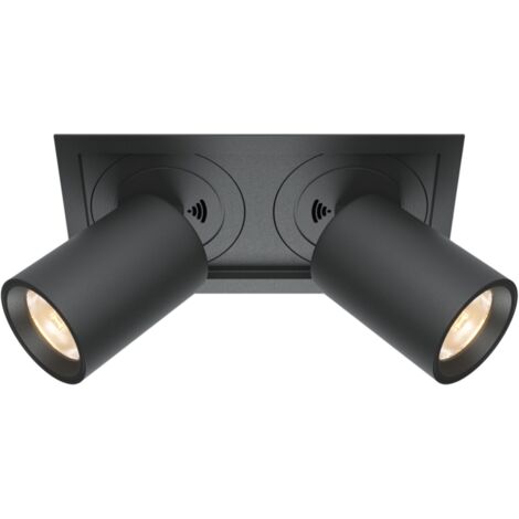Maytoni Hidden Faretto da incasso doppio nero 3000K 1400lm