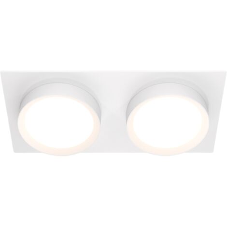 Maytoni Hoop Faretto da incasso doppio bianco 2xGX53