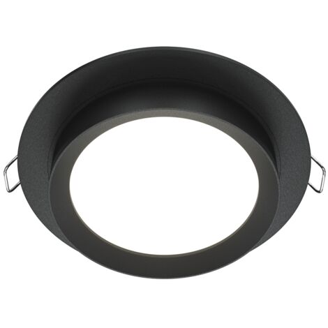 Maytoni Hoop faretto incasso tondo nero GX53 15W IP20