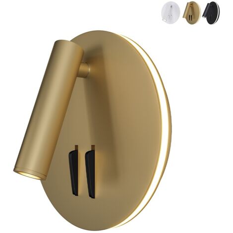 Maytoni Ios 176 Technical Ios 176 Applique Liseuse LED Intégrée Or Mat