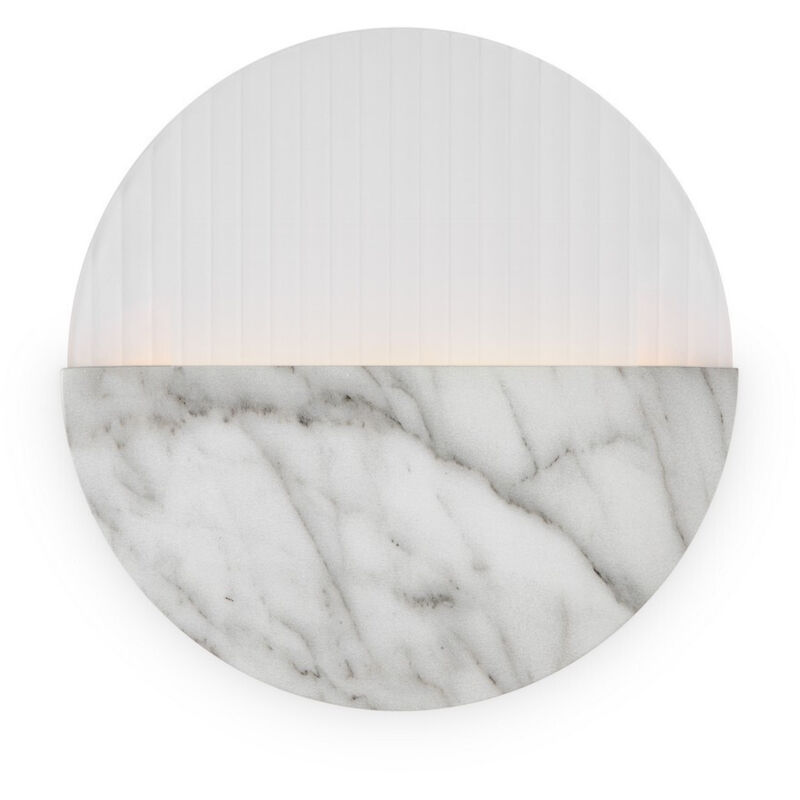 Maytoni Jupiter Applique murale LED intégrée moderne en marbre 3000 K 200 lm abat-jour blanc