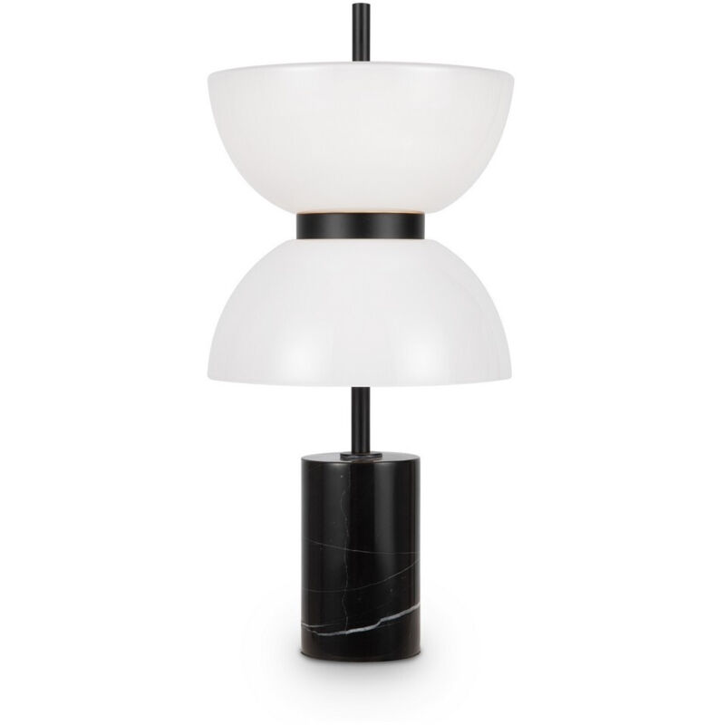 Maytoni Kyoto Lampe de table LED intégrée moderne noire 3000 K 350 lm abat-jour blanc Maytoni Kyoto Lampe de table LED intégrée moderne noire 3000 K 350 lm abat-jour blanc