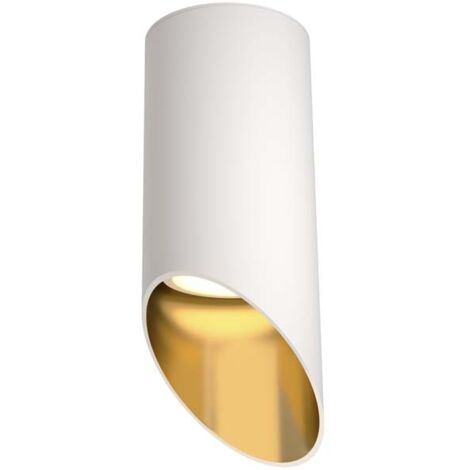 Maytoni Lipari Downlight monté en surface blanc, or, 15cm GU10