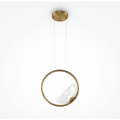 Maytoni Lunare Plafonnier LED intégré moderne laiton 3000K