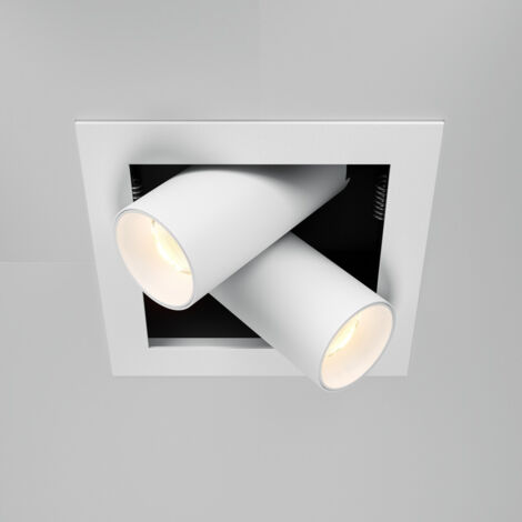Maytoni Magnum Faretto da incasso doppio bianco 3000K 1250lm