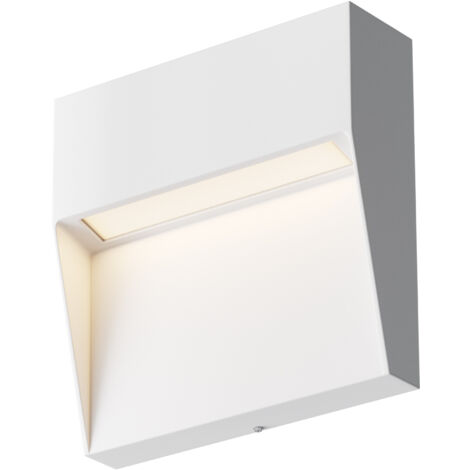 Maytoni Mane Square Applique d'extérieur encastrée blanche 3000 K 100 lm IP54