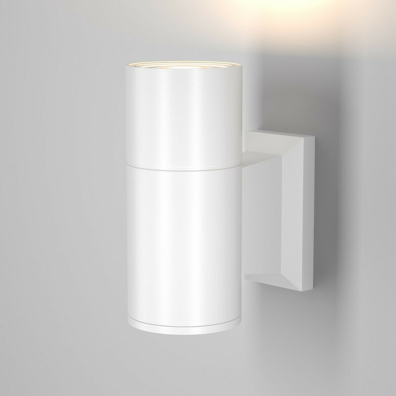 Bowery Outdoor Modern Wall Lamp White GU10 IP54 - Maytoni