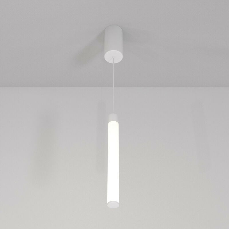Ray Slim Pendant Ceiling Light White, 50.6cm, Integrated led 3000K - Maytoni