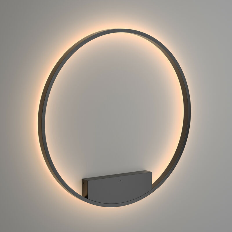 Rim Modern Integrated led Wall Lamp Black, 80cm, 3000K - Maytoni