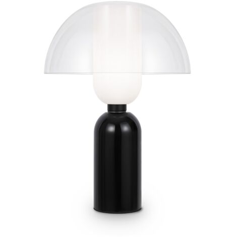 Maytoni Memory Lampada da tavolo moderna nera 1xE14 paralume in vetro