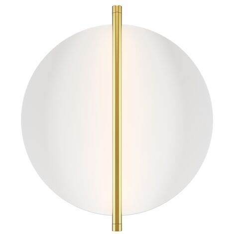 Maytoni Mira Lampada da parete moderna a LED integrata Oro 3000K 300lm Paralume bianco