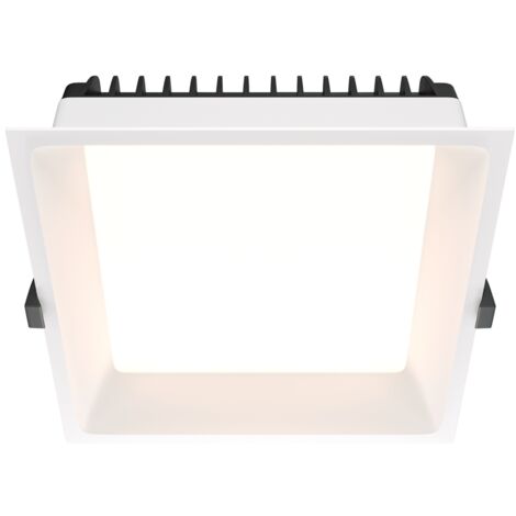 Maytoni Okno spot-encastré LED carré 24W 3000K blanc