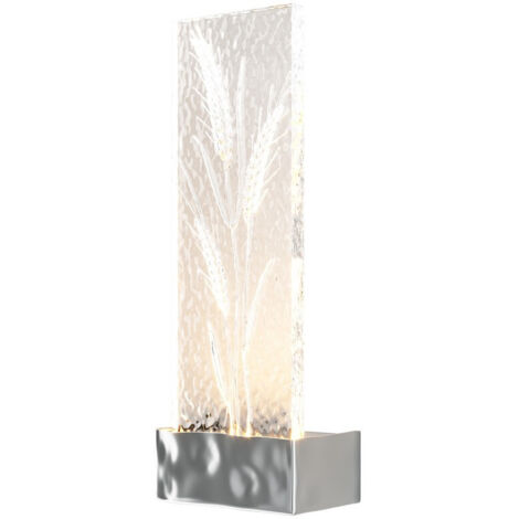 Maytoni Ornate Lampada da parete moderna a LED integrata cromata 3000K 50lm con paralume in acrilico
