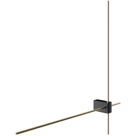 Maytoni Pars Lampada da parete LED Twin Integrated Nero, Oro 3000K