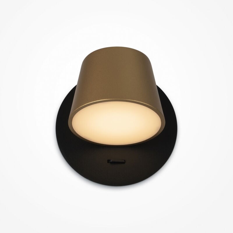 Pixel Downlight moderne monté en surface noir, laiton 3000K - Maytoni