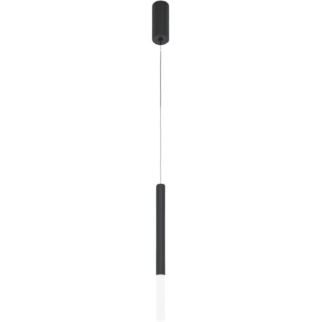 Maytoni Pro Shade Plafonnier moderne et fin, noir, 4 000 K, 500 lm, abat-jour en acrylique
