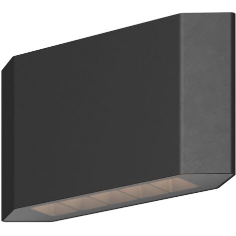 Maytoni Pull Lampada da parete per esterni Up Down Grafite 3000K 400lm IP54