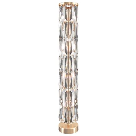 Maytoni Puntes Lampadaire moderne en verre doré