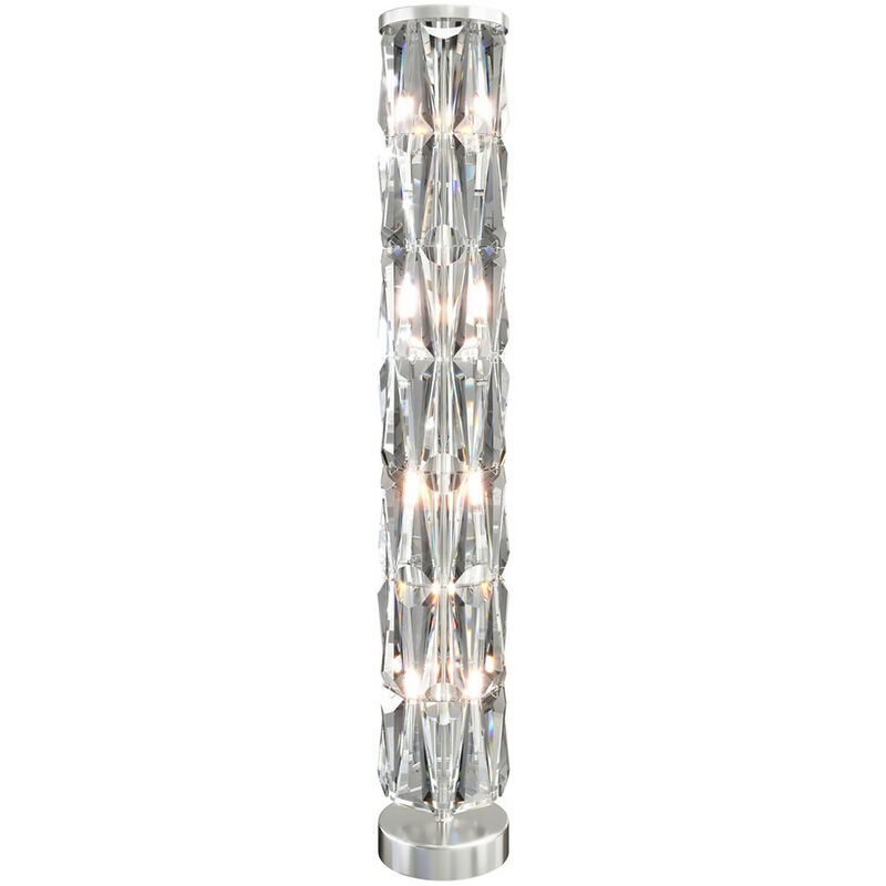 Puntes Modern Glass Floor Lamp Chrome - Maytoni