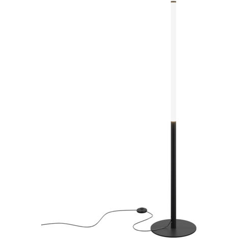 Maytoni Ray Lampadaire intégré Table & Floor LED noir, 3000K, abat-jour en aluminium