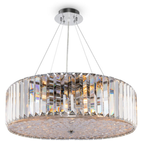 Maytoni Recinto Lampada da soffitto moderna Recinto 8 luci cromata in cristallo