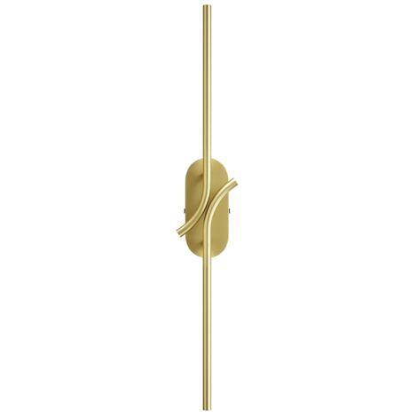 Maytoni RenAIssance Lampada da parete moderna a LED integrata in ottone, oro 3000K 200lm, paralume bianco