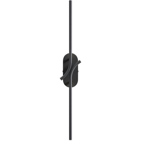 Maytoni RenAIssance Lampada da parete moderna a LED integrata nera 3000K 170lm paralume bianco
