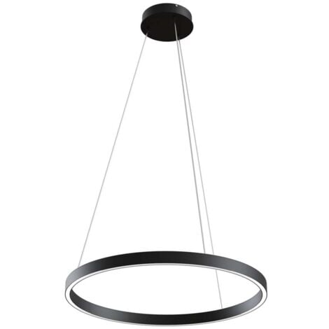 Maytoni Rim Moderne randintegrierte LED-Deckenleuchte mit schwarzem Ring
