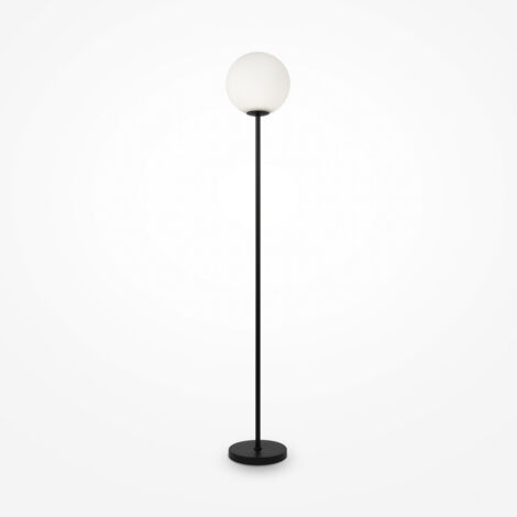 Maytoni Ring Lampada da terra moderna nera E27